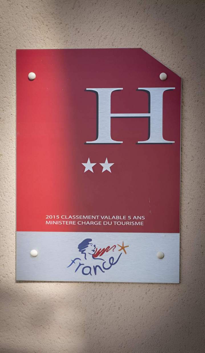 Enseigne hôtel Alésia